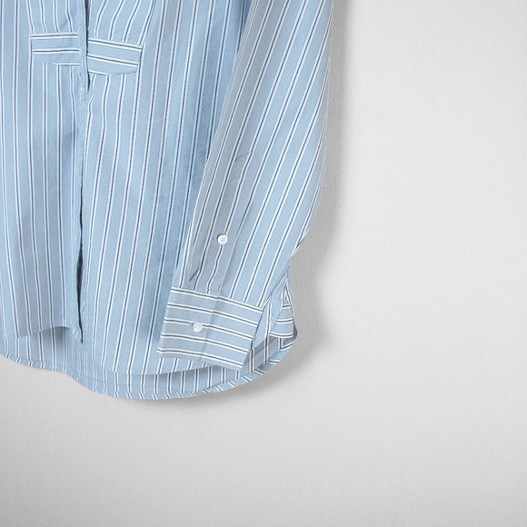 Madewell // Collarless Popover Shirt - Picture 2 of 4